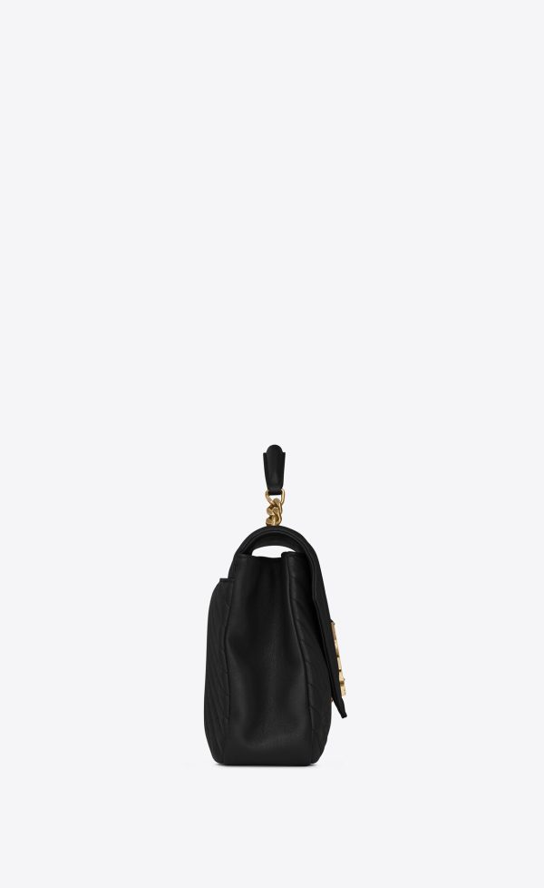 YSL College Large Chain Bag In Quilted Leather Black | 2945713-ZP 5 YSL College Large Chain Bag In Quilted Leather Black | 2945713-ZP - Image 3